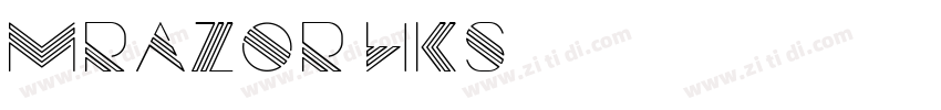 MRazor HKS字体转换